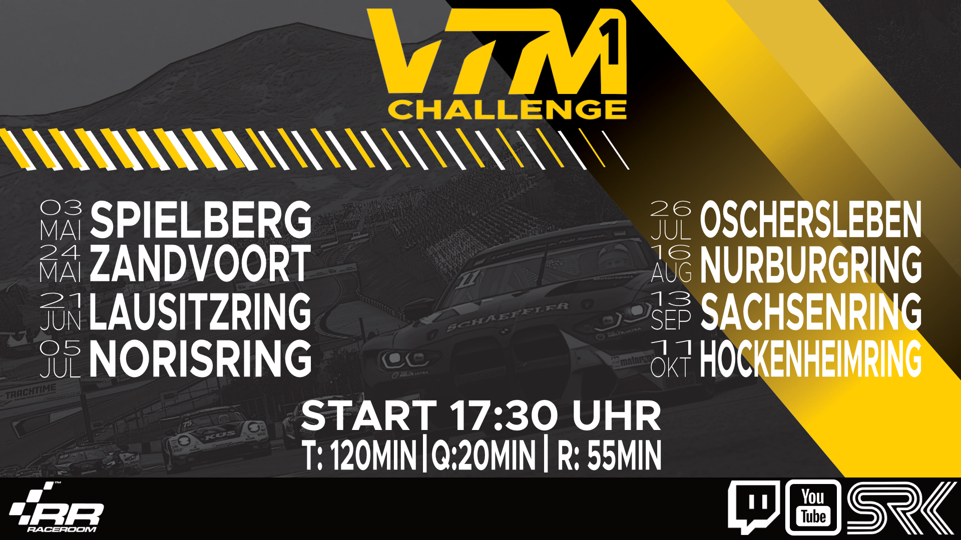 Serienplakat Virtuelle Tourenwagen Meisterschaft